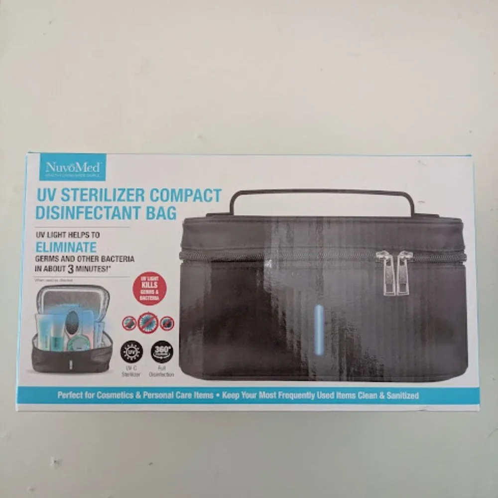 NWT NuvoMed UV Sterilizer Compact Disinfectant Bag